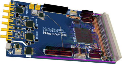 HiRADDA Core V1.00 PCB 3D View